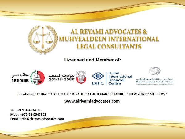 Al Reyami Advocates and Muhyealdeen International Legal Consultants | Lawyers in Dubai