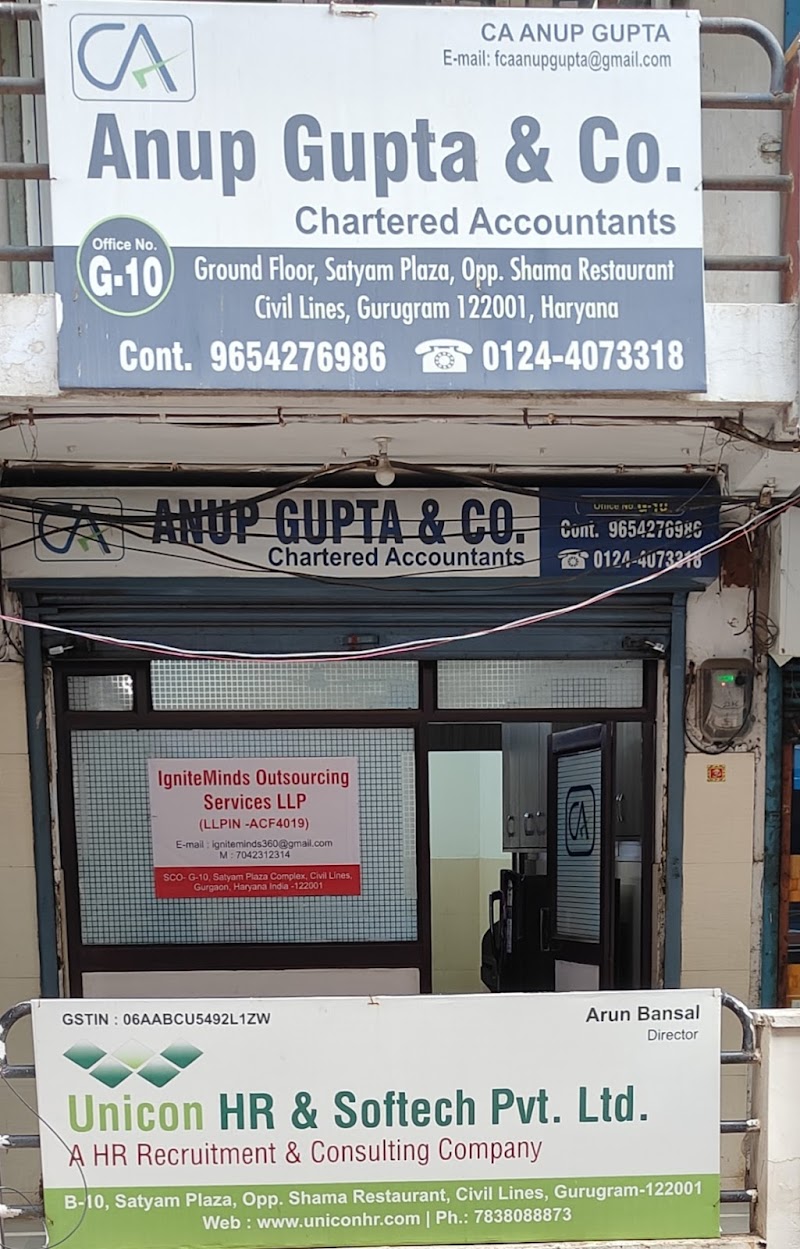 Anup Gupta & Co. - GST Consultant ! Tax Audit ! Accounting ! Income Tax Return! CA in Gurgaon