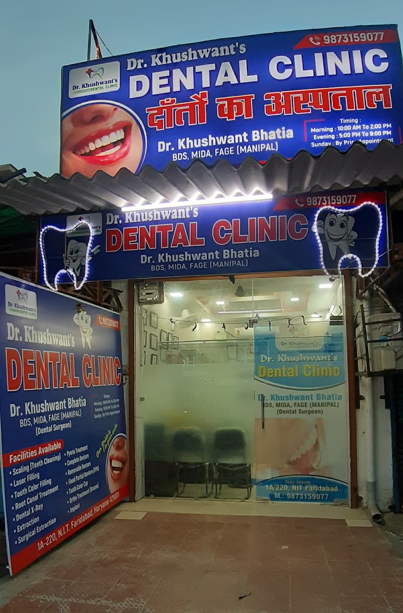 Dr. Khushwant's Dental Clinic-Best Dental Clinic in Faridabad | Expert in cosmetic Dentistry
