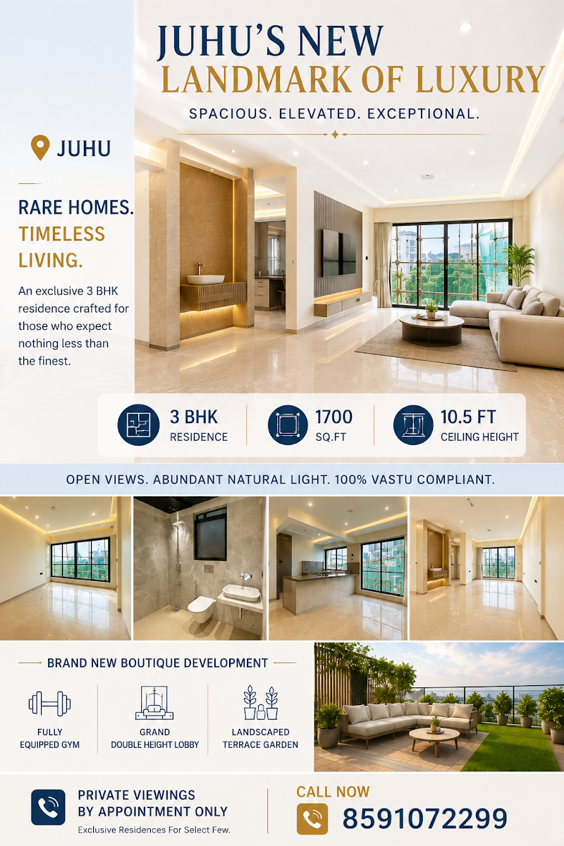Tejasvi Realty-Desai Rakesh | Flats, Apartments, Villa, Office, Bungalow For Sale in Juhu